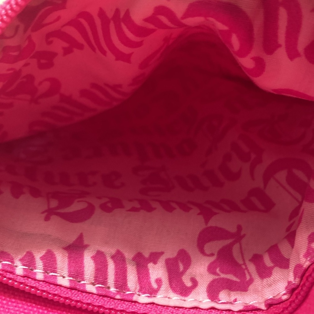 Juicy Couture hot pink mini satchel / messenger bag - Picture 4 of 6